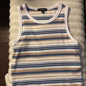Striped Sleeveless Top